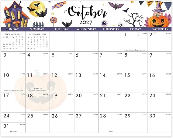 2027 Magnetic Calendar - 2027 Wall Calendar, 8" 10"