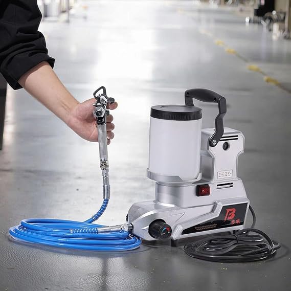 All-Purpose 1600W Airless Paint Sprayer Machine, Lightweight 15lbs Design with 2L Tank, for DIY and Professional Use on Interior/Exterior Walls, Furniture, Garage