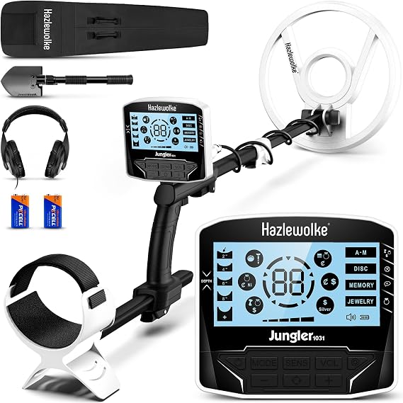 Metal Detector for Adults, 5 Professional Mode with Higher Accuracy 10 Waterproof Coil for Gold Detecting