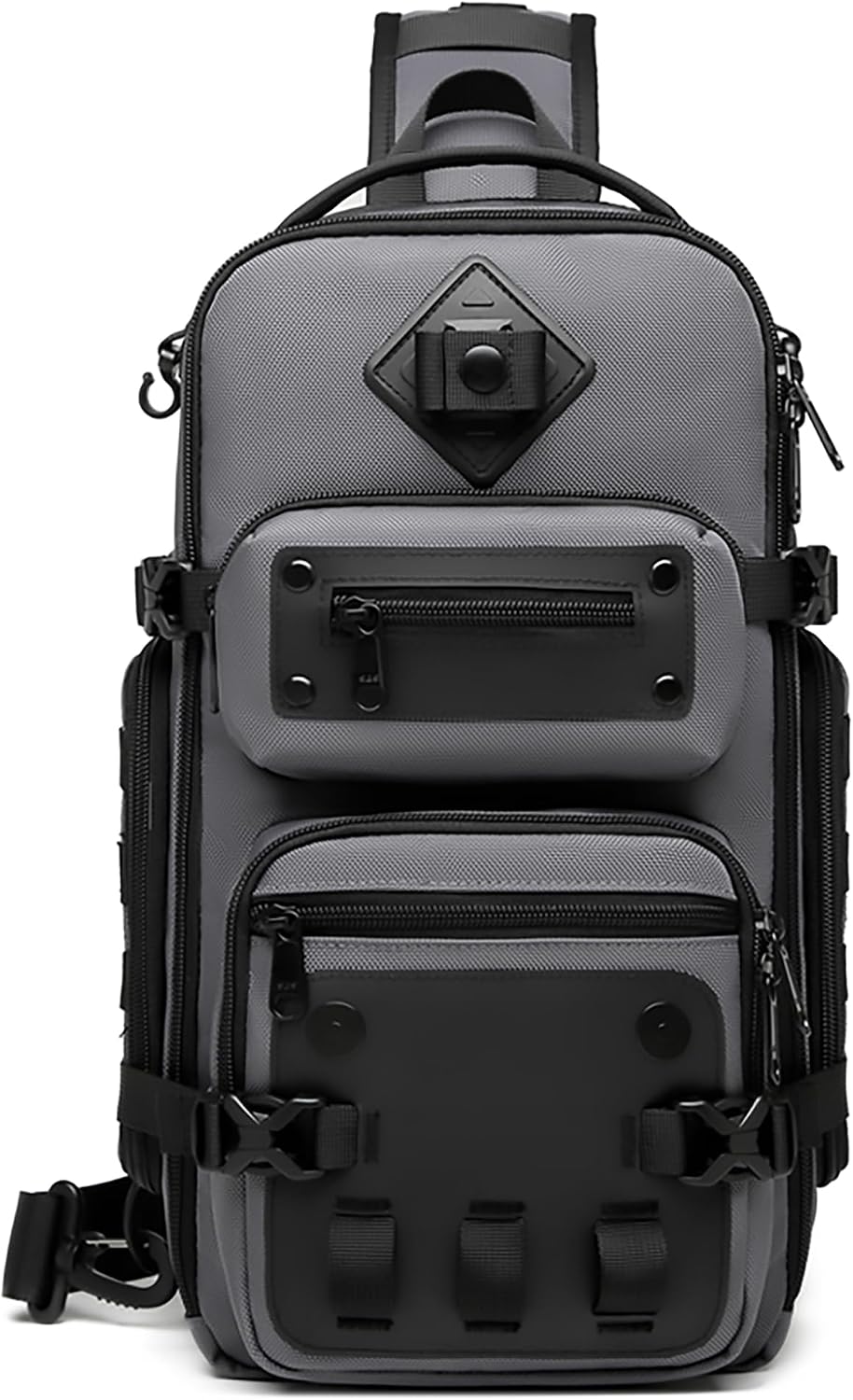 OZUKO Tactical Backpack Chest Sling Bags for Men, Waterproof Crossbody Shoulder Daypack for Outdoor Walking Hiking Trekking