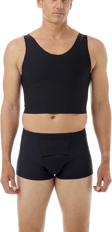 FTM and Gynecomastia Cotton Lined Power Chest Binder Top 975