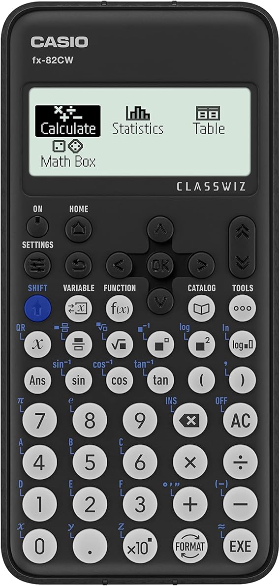 Casio FX-82CW Scientific Calculator with Over 290 Functions and 4 Gray Scale HD Natural Display