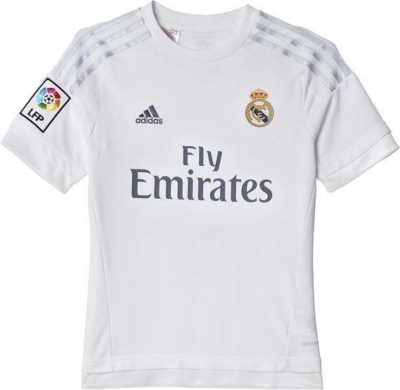 adidas Youth Real Madrid 15/16 Home White/Clear Grey/Onix Jersey