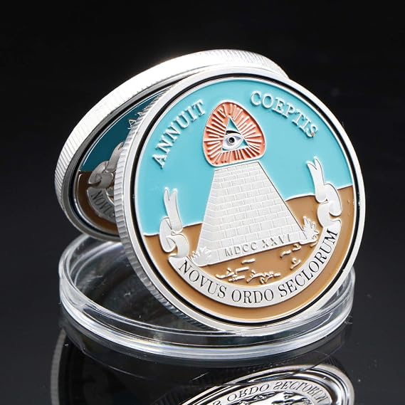 Masonic Challenge Coin Master Mason Freemason Brotherhood Coin