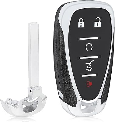 Keyecu Replacement Smart Remote Car Key Fob for Chevy Chevrolet Equinox 2018 2019 2020 2021 2022 2023 2024 HYQ4AA HYQ4AS 1551A-4AS 315MHz ID46Chip 5 Buttons