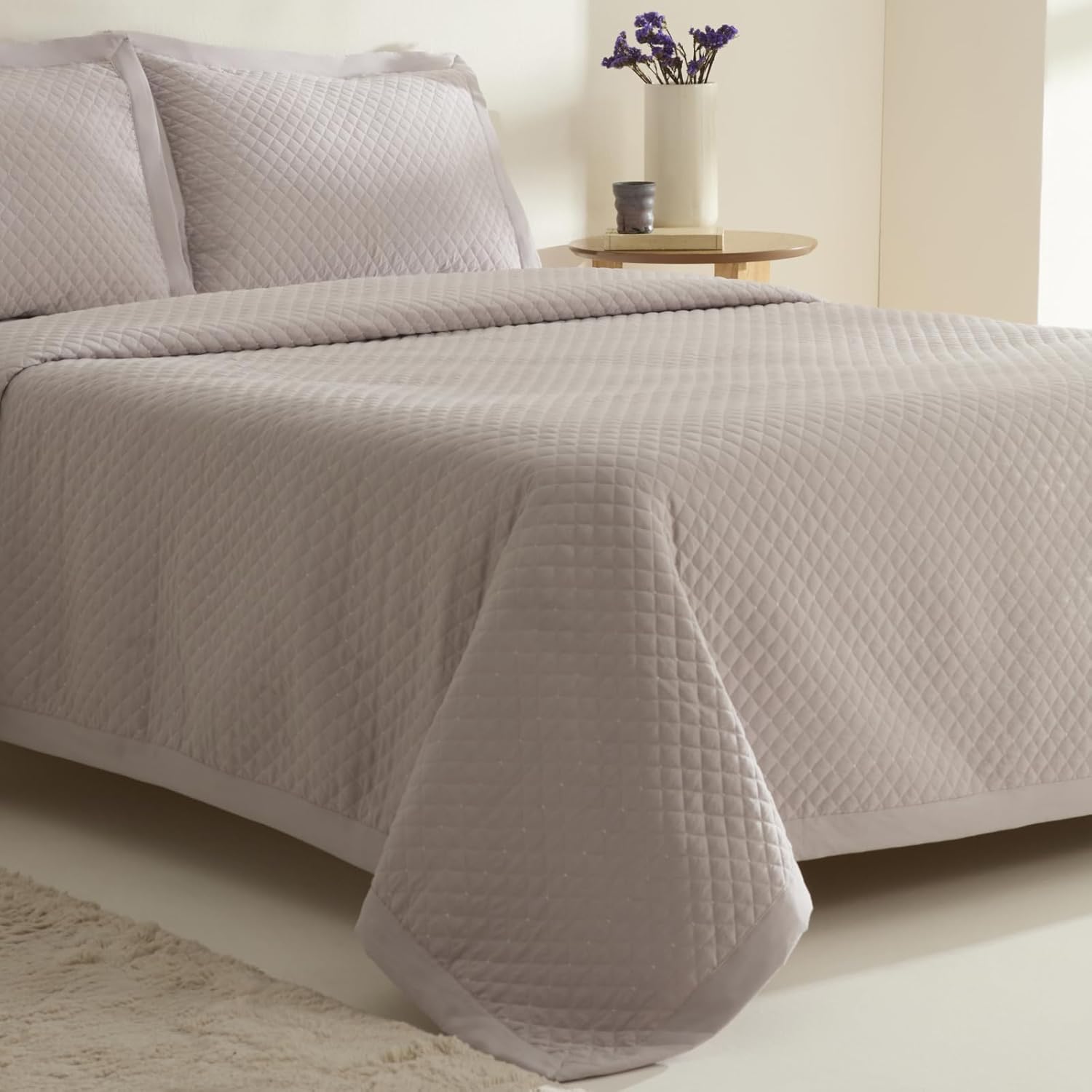 Karaca Home Anna Double Bedspread Outdoor Plum