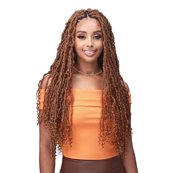 BOBBI BOSS Crochet Braids Nu Locs 2X Split Boho 24" (M27/GOLD)