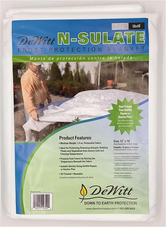 De Witt NS12 Fabric N Sulate Plant Protection, 10-Feet, 1.5-Ounce