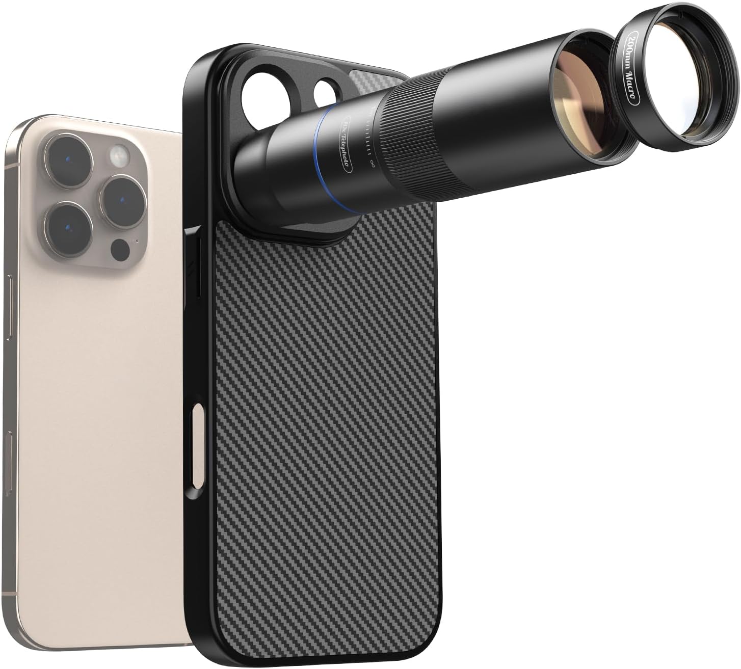 Telephoto and Macro Integration APEXEL 10X Smartphone Telephoto Lens 200mm Smartphone Macro Lens Can Shoot Both Long Distance and Fine Details Super High Cost Performance Latest ED Lens Adopted