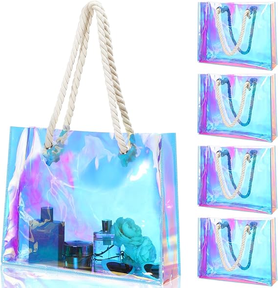 Buryeah Iridescent Beach Bag for Women