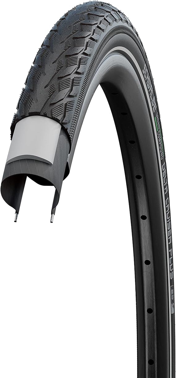 Schwalbe Delta Cruiser Plus Clincher Tyres // 37-590 (26 x 1 3/8 Inch)