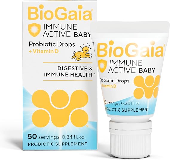 BioGaia Immune Active Baby Probiotic Drops + Vitamin D | Immune & Digestive