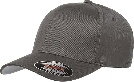 Flexfit 6277 Wooly Combed Twill Cap Dark Gray