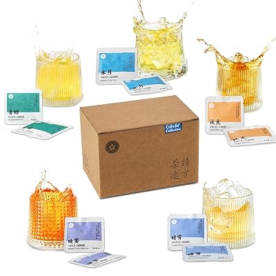 RIANTEA Organic Tea Bags 100% Natural Loose Tea Leaves 5 Flavors Mixed Naturally Premium Organic Loose Leaf Bags Suitable for Gifts Office Reception 20 Counts