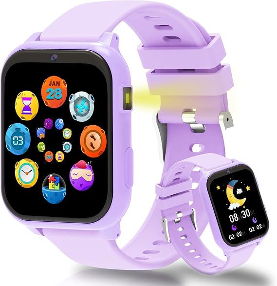 Kids Smart Watch, 1.83" Standalone Fitness Tracker Gift for Boys Girls 3-15