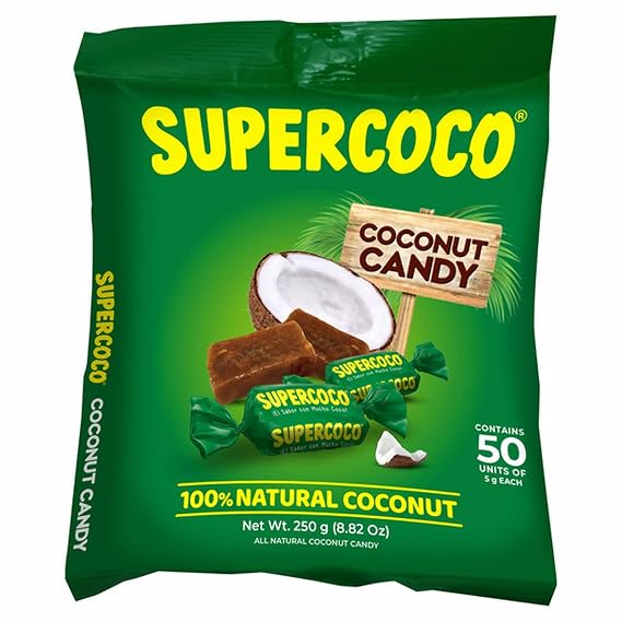 Supercoco Turron 50 Pieces Per Bag 250g
