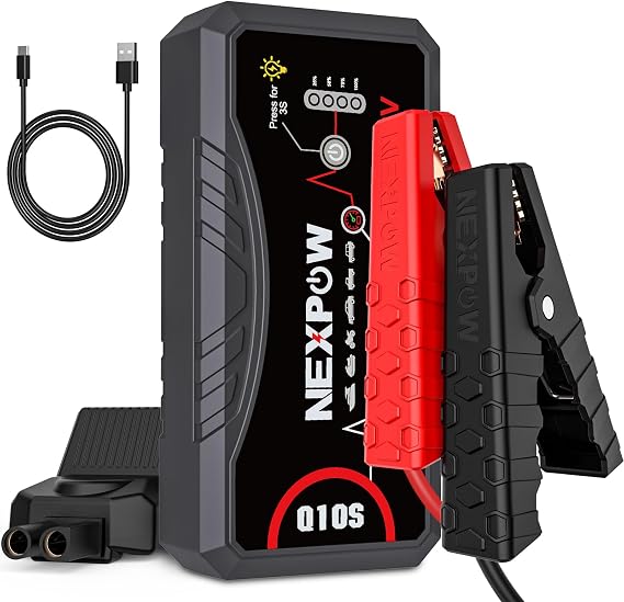 NEXPOW Car Jump Starter 2026 Upgraded Car Battery Jump Starter Pack
