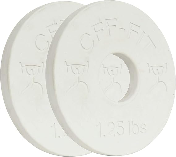 CFF 1.25 lb Competition Rubber Fractional Weight Plates - Pair...