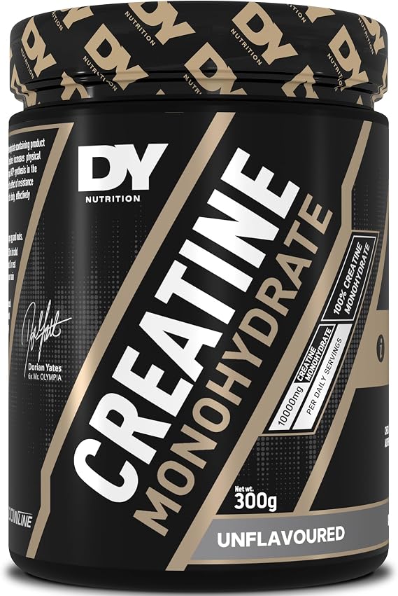 DY Nutrition Pure Creatine Monohydrate Powder 100% Micronized Creatine Powder - Elite Strength, Power, Muscle Recovery - Unflavoured & Instantized - Formulated by 6X Mr. Olympia