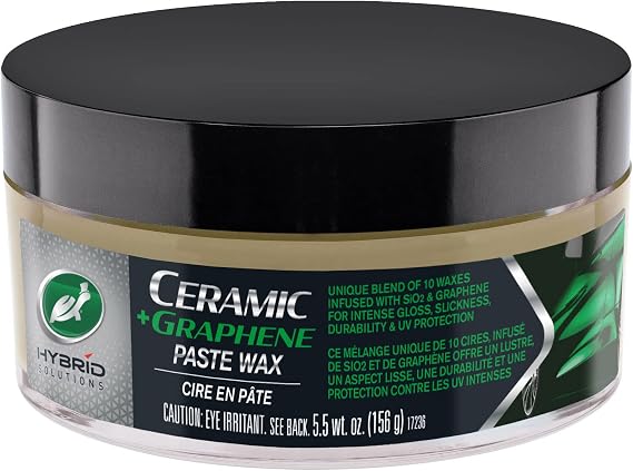 Turtle Wax 53754 Hybrid Solutions Ceramic + Graphene Patent-Pending Paste Wax, 5.5 oz