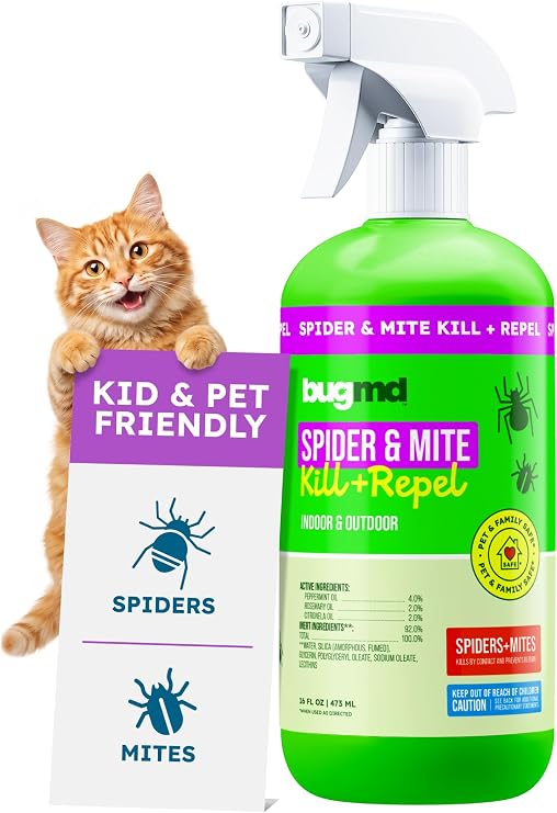 BugMD Pet Safe Spider Repellent Indoor and Outdoor Spray