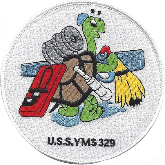 USS YMS-329 Motor Mine Sweeper Collectible Novelty Patch