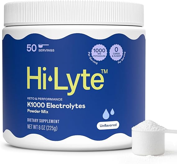 Keto K1000 Electrolyte Powder | Hydration Supplement Drink Mix | Raw