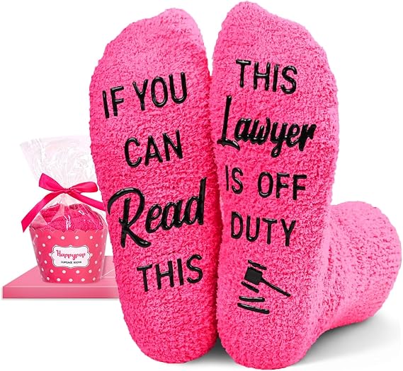 HAPPYPOP Funny Socks for Women - Gifts for Manager Realtor Chef Lawyer Social Worker HR