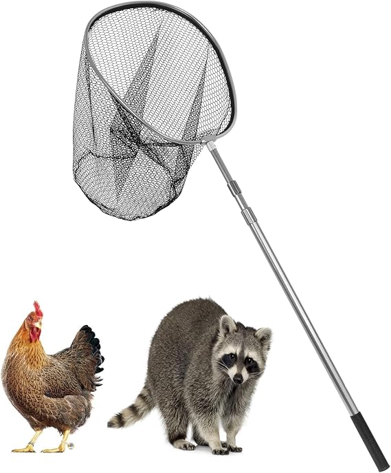 Pet Catch Net Big Animal Control Catcher with 21" Net Opening