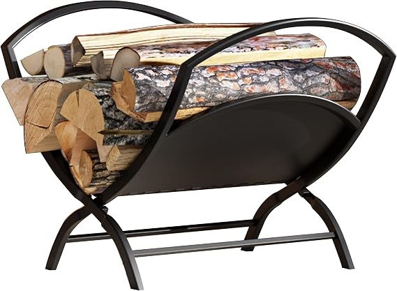 Fire Beauty Folding Firewood Rack Indoor Outdoor Log Storage Holder