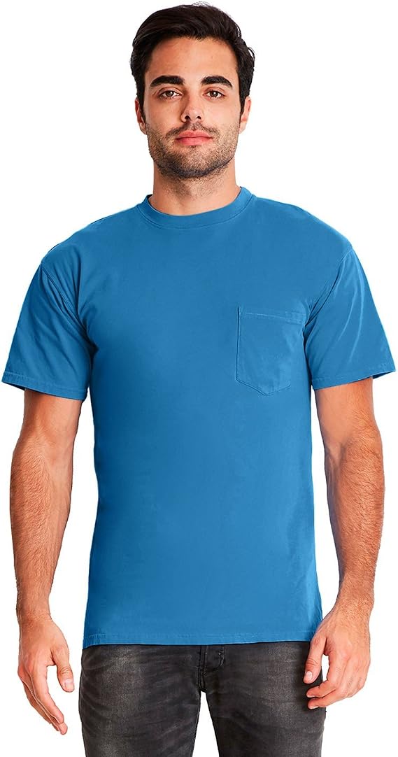 Adult Men's Inspired Dye Crew with Pocket by Next Level Apparel