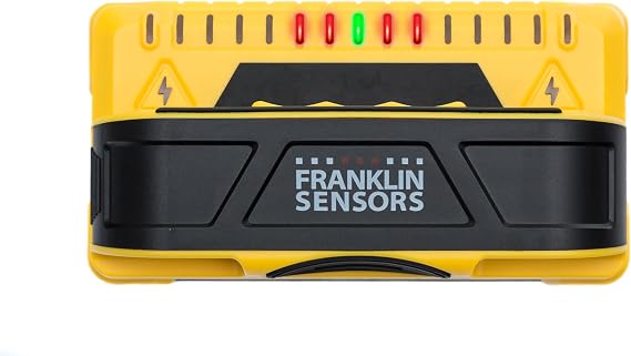 Franklin Sensors ProSensor M150/X990 Stud Finder with Live Wire Detection | 9-Sensor Wall Scanner, Wood and Metal Stud Detector, Shows Full Width of Studs