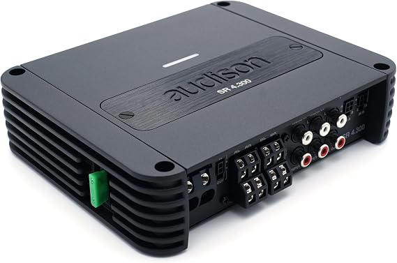 Audison SR 4.300.2 D-Class 4-Channel Amplifier 130 Wrms X 4 At 2-Ohms