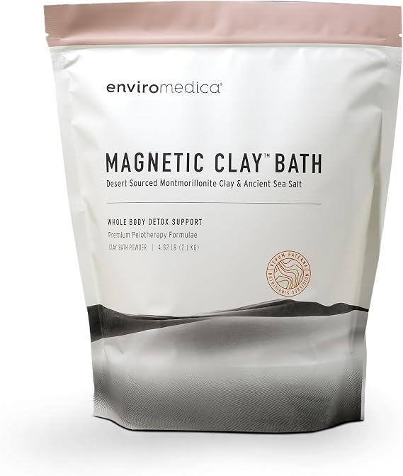 Enviromedica Magnetic Bentonite Clay Bath Soak, Detox & Cleanse, 4.6lb