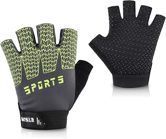 Accmor Kids Sport Gloves, Kids Half Finger Gloves for Boys Girls Cycling, Camping, Fishing, Outdoor Sports