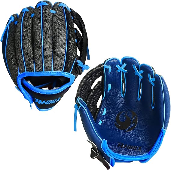 PHINIX Baseball Glove Tee Ball Mitts for Kids Play & Training 8.5"