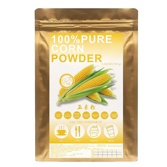 Plant Gift 100% Pure Corn Powder , Quick Cooking 100g/3.25oz