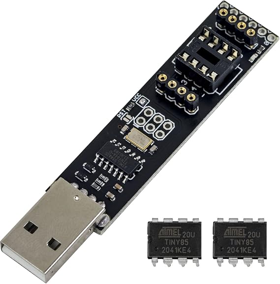 2pcs Attiny85-20PU+Tiny AVR Programmer Can Be Used for The Attiny85