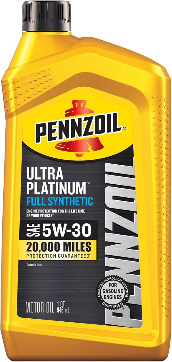 Pennzoil Ultra Platinum Full Synthetic 5W-30 Motor Oil, 1 Quart