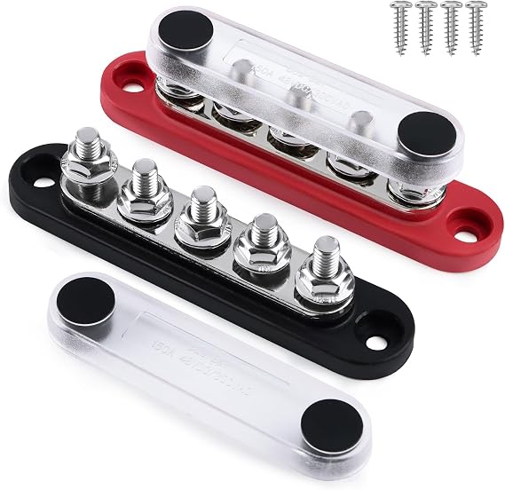 150A Bus Bar 12V Power Distribution Block for Car Boat Marine