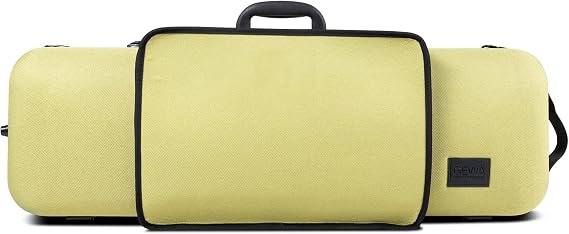 GEWA violin case Bio A violet, organic flax shell, adjustable neck rest, fits from 1/2-4/4
