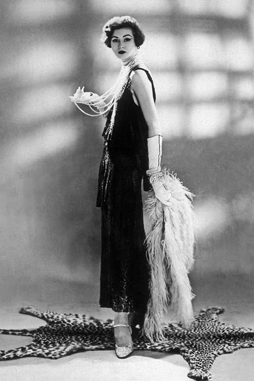Wall Photo Woman Wearing Chanel Dress, 1928, 16" x 24"