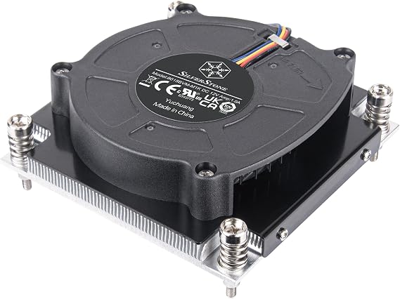 SilverStone Technology XE01-1700A 1U Server/Workstation CPU Cooler for LGA 1700 & LGA1851socket, SST-XE01-1700A