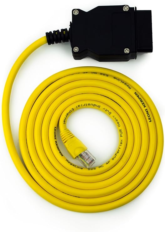 OHP ENET Bimmercode OBD2 Cable for F- Series Coding | E SYS ISTA+ ICOM Bootmod3 Bimmerlink OBD | Heavy Duty Cable