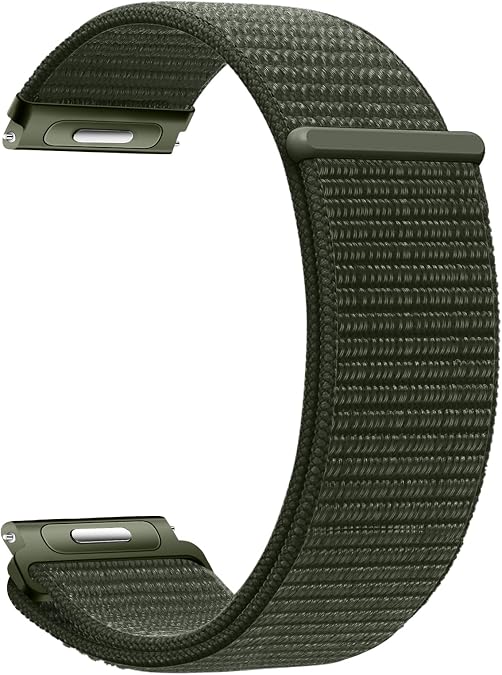 22mm Nylon Loop Watch Band Compatible with Garmin Venu 3/4/2, Vivoactive 4, Amazfit Bip 6/5, Balance One-Click Quick Release Strap for Men Women
