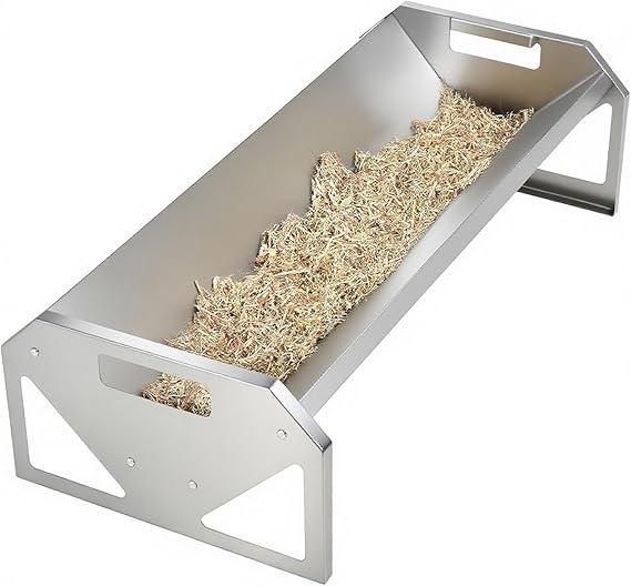 ECOTRIC Livestock Feeder, 45" Length for 10Sheeps Once, 22 Gallon Feeder