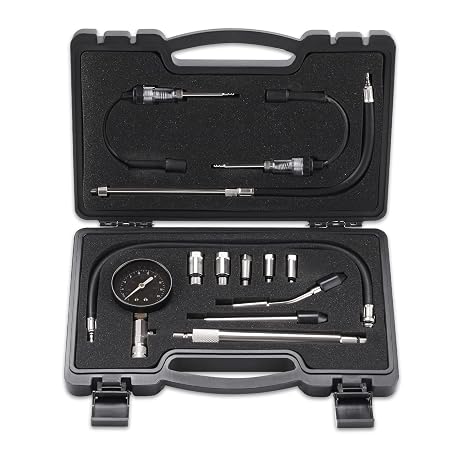 Lichamp 12pcs Compression Tester Adapter Kit with Spark Tester