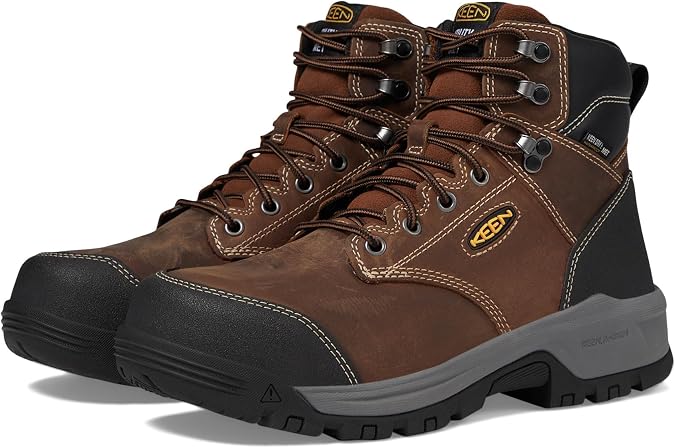 KEEN Utility Men's Evanston 6 Composite Toe Waterproof Work Boots