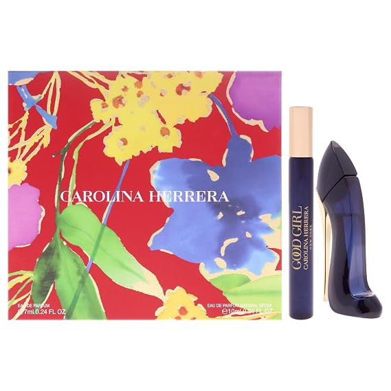 Good Girl by Carolina Herrera for Women - 2 Pc Mini Gift Set 0.34oz EDP Spray, 0.24oz EDP Splash