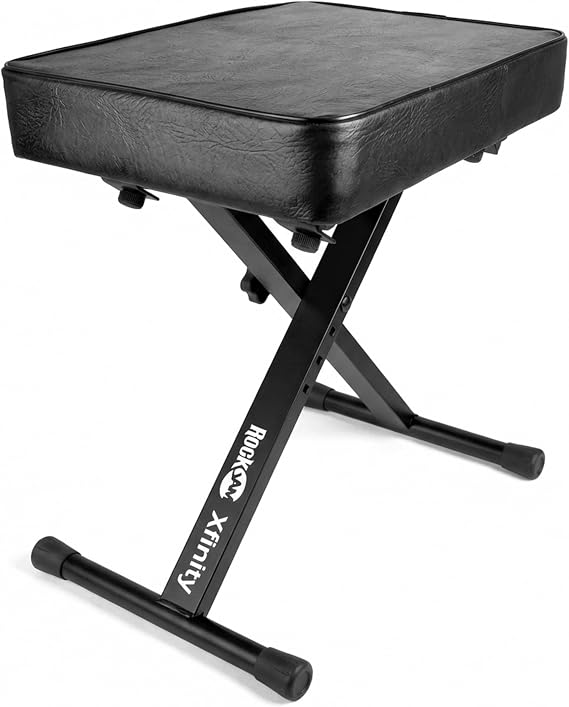 RockJam Adjustable Piano Bench & Keyboard Stool